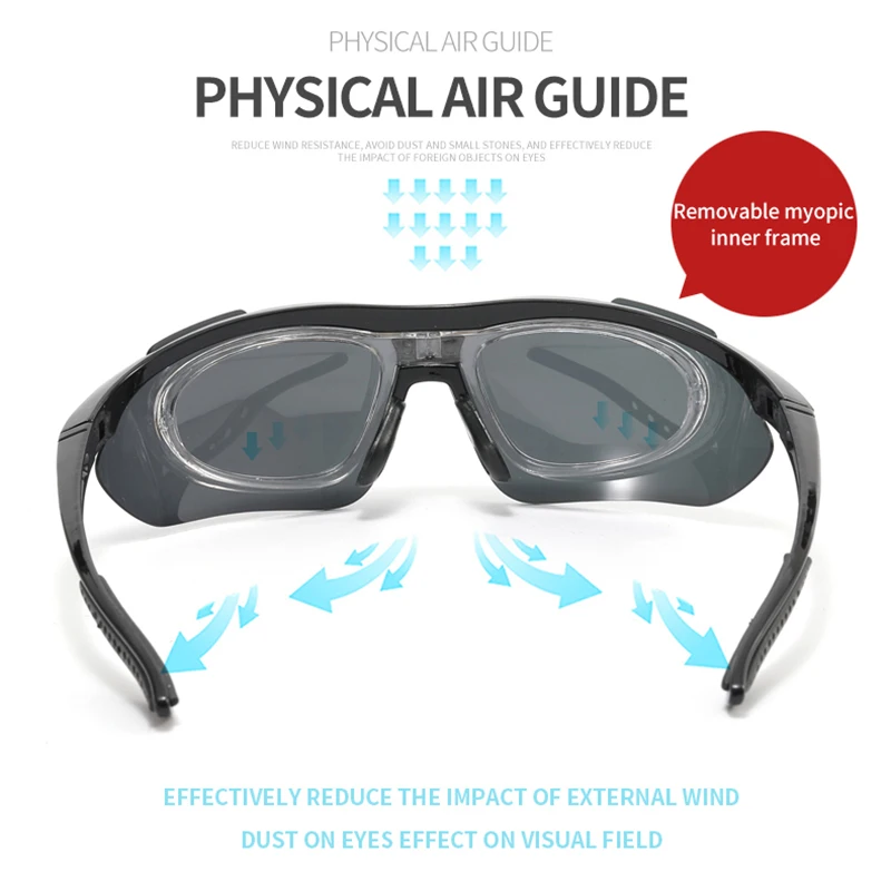 Men Polarized Sports Goggles Anti-impact