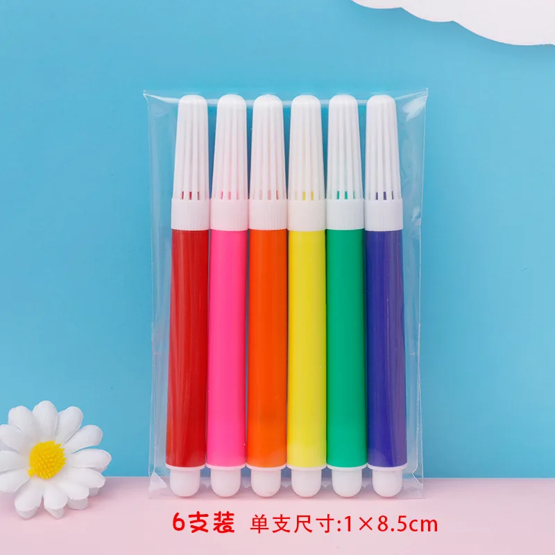 Watercolor pen set 4/6/8/12Pcs/Set Colorful Pen Art Marker Drawing Set Colors Children Watercolor Pen Safe Non-toxic Graffiti Friendly Kids Gifts