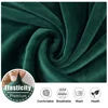 Super Velvet Short Back Chair Cover Stretch Bar Stool Chair Cover for Dining Room Hotel Banquet Club Home Decor Chair Slipcovers 6