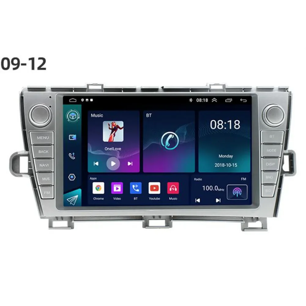 

IPS DSP For Toyota Prius XW30 2009-2015 Car Radio Multimedia Video Player GPS Navi Stereo Carplay Android 13.0 2din DVD