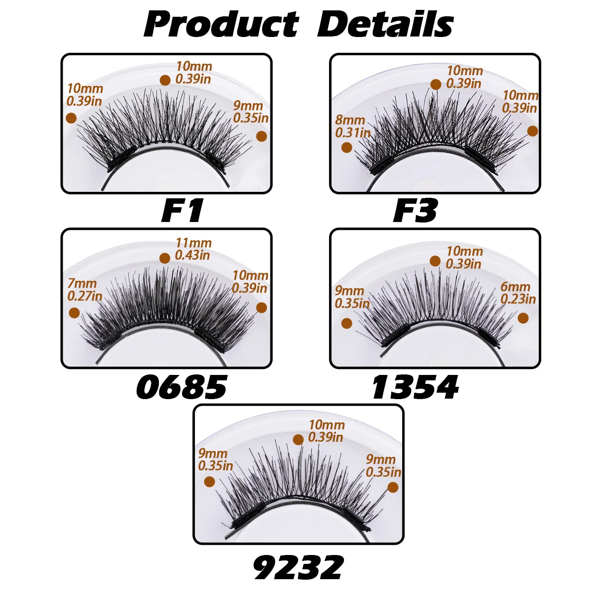 Magnetic Lashes Kit With Curler Pack 5 pairs 3D Magnetic False Eyelashes No Glue Needed Fluffy Reusable Make Up