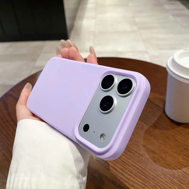 Vibrant Matte Candy Color Silicone Phone Case - Soft, Colorful Back Cover