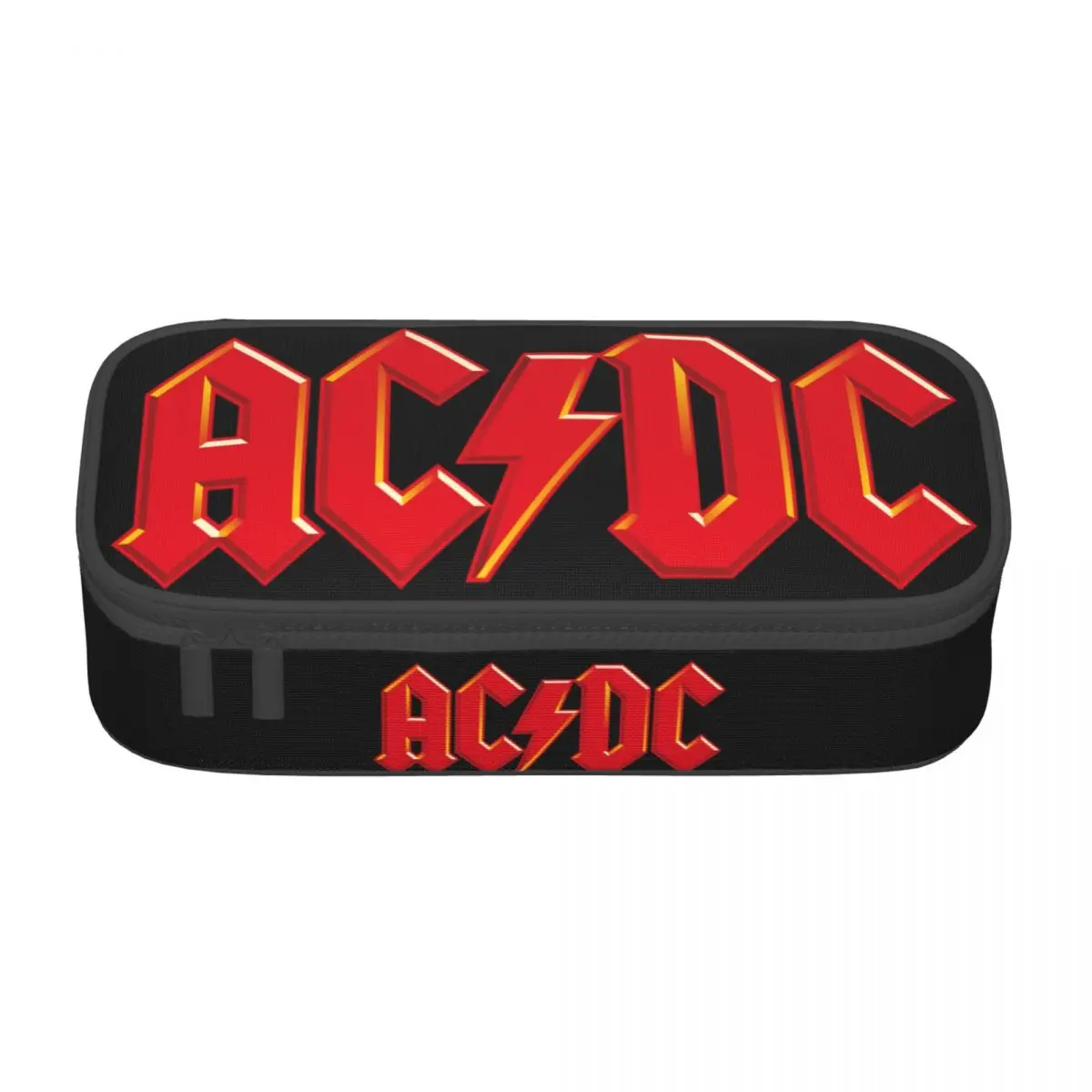 Rock Heavy Metal AC DC School Pencil Cases Girls Boys Big Capacity Pencil Box Students Stationery