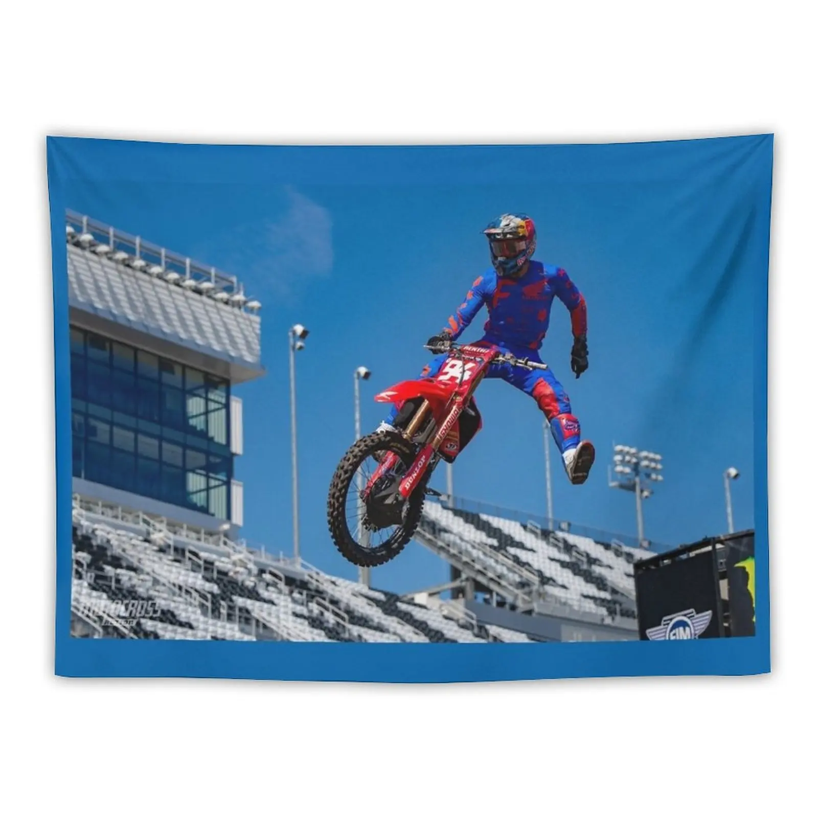 

Daytona Supercross Tapestry Wall Mural Room Ornaments Room Aesthetic