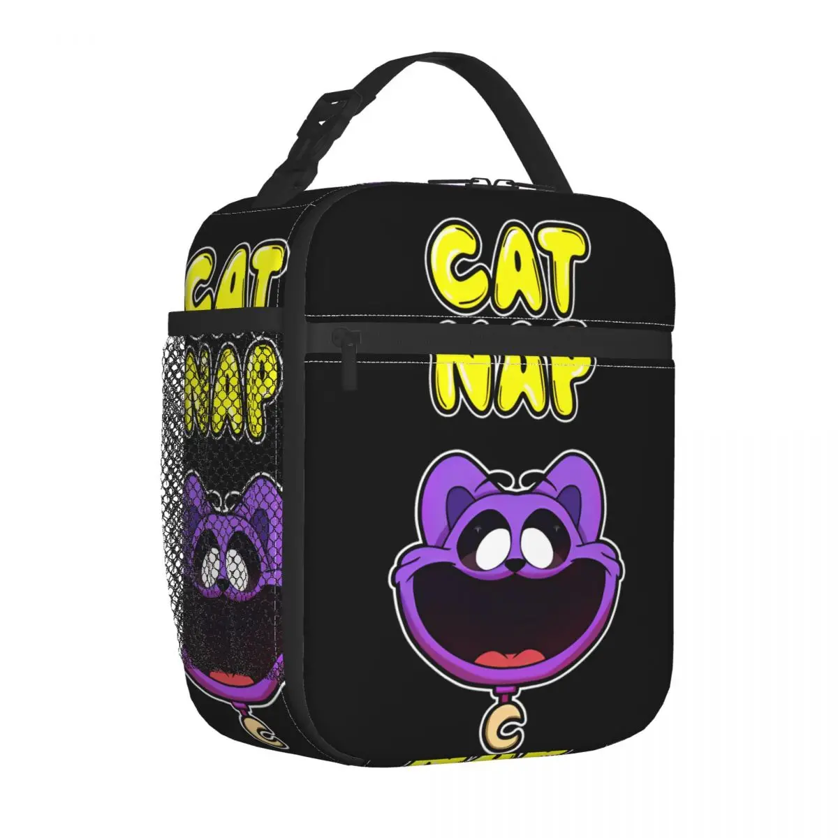 Insulated Lunch Bag Catnap Smiling Critters Face Merch Lunch Food Box Fashion Cooler Thermal Bento Box For School
