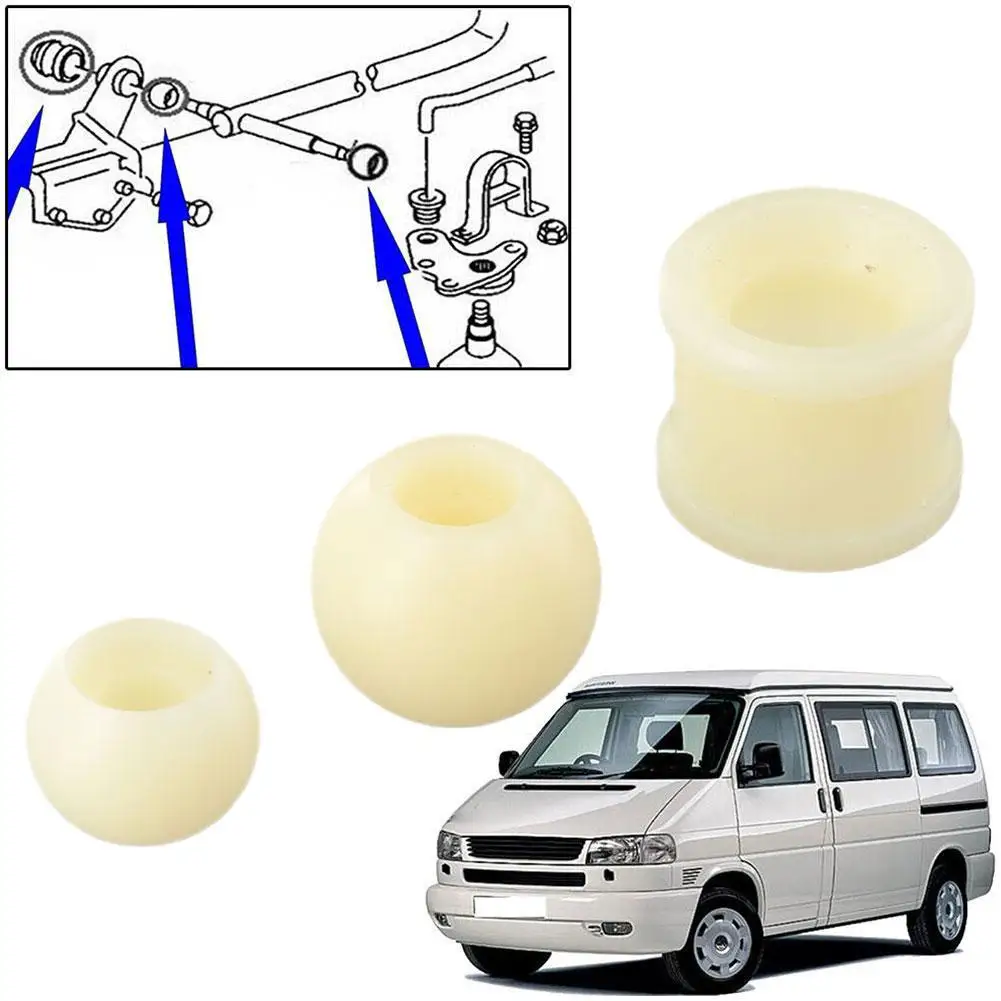 Gear Linkage Selector Repair Kit Bushes For Volkswagen Camper Van Gear T4 Linkage Selector 701711166 7D0711131 015311544