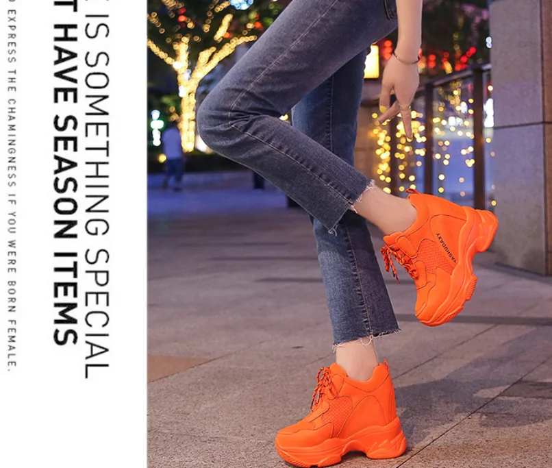 Güneşkızı Sneakers - Orange - Flat - Trendyol