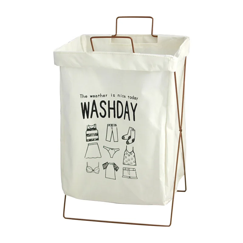 

Waterproof Laundry Basket for Dirty Clothes, Cotton and Linen Fabric Storage, Batch