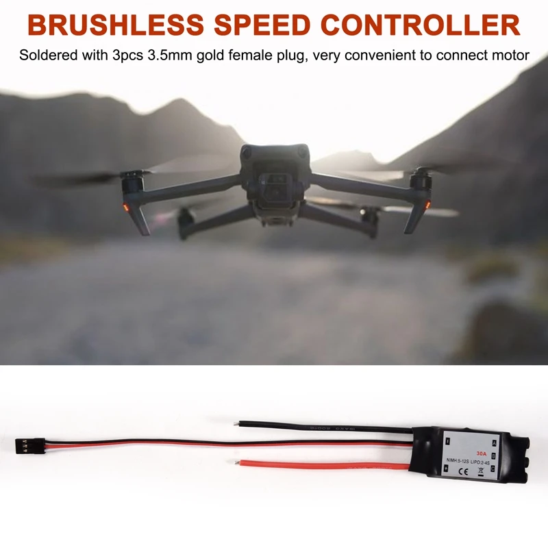 HP Simonk 30A ESC Brushless Speed Controller BEC 2A For Quadcopter F450 X525