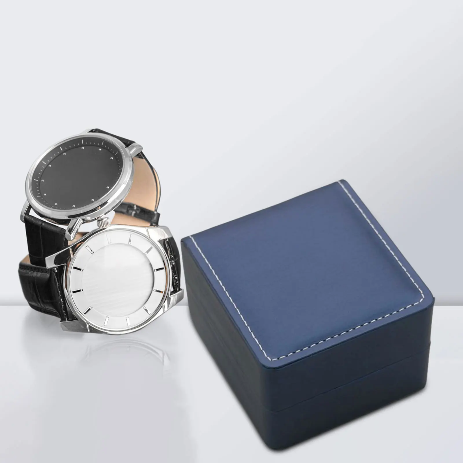Single Watch Jewelry Box Watch Storage Travel Case Luxury Lightweight Men Women Jewelry Organizer Wristwatch Display Case Watch storage box Watch display stand
