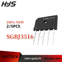 High - Quality High - Voltage Three - Phase Rectifier Flat Bridge, Five Pins (2PCS/5PCS) (5PCS - SGBJ3516)
