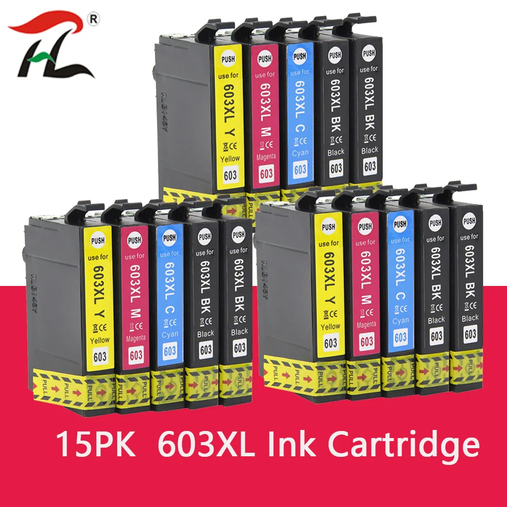 Compatível Epson 603xl E603 T603 para Xp2100 Xp3100 Wf-2810 Xp-3105 Xp4100 Xp-4105 Wf-2830 Xp-2105 Impressora T603xl