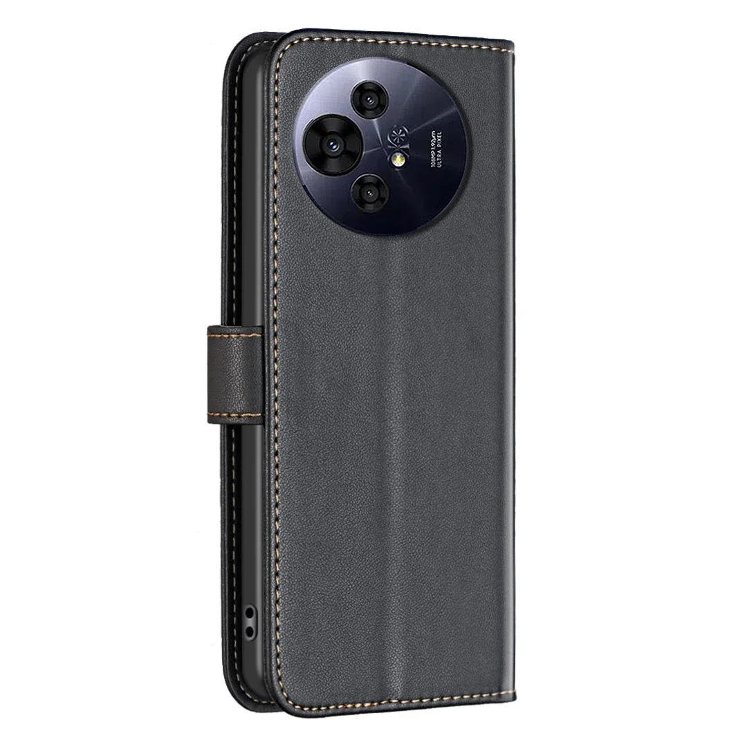Premium Flip Leather Wallet Case with Magnetic Closure