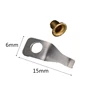10Set Narrow Slim Sheet Spring Plate Repair Replacement Parts For Zippo Narrow Slim Version Kerosene Gasoline Lighter Wholesale 3