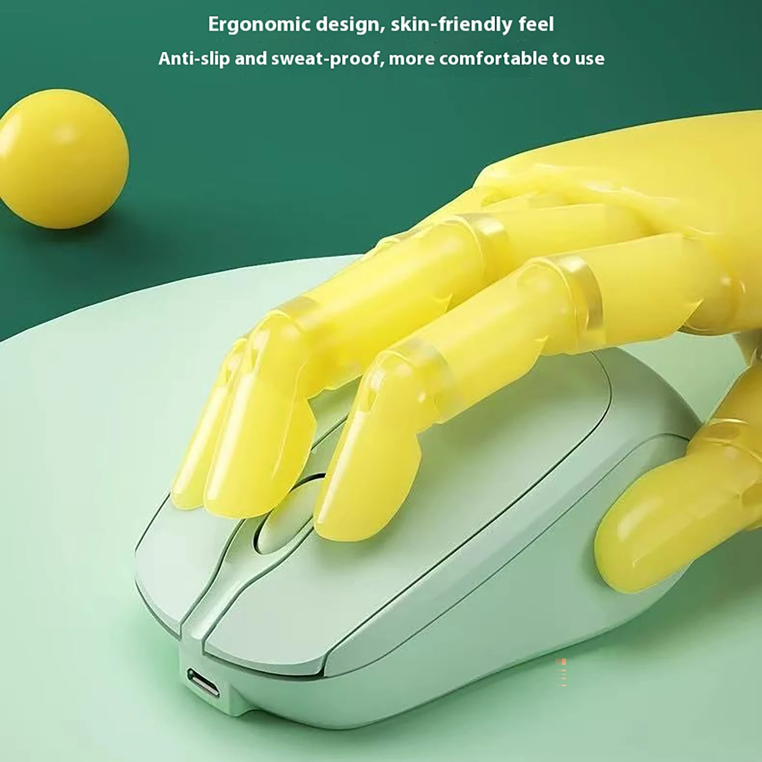 2025New Compact Bluetooth Mouse, 2.4G Wireless & Noiseless, 1600DPI for PC/Tablet/MacBook, 500mAh Rechargeable & Portable