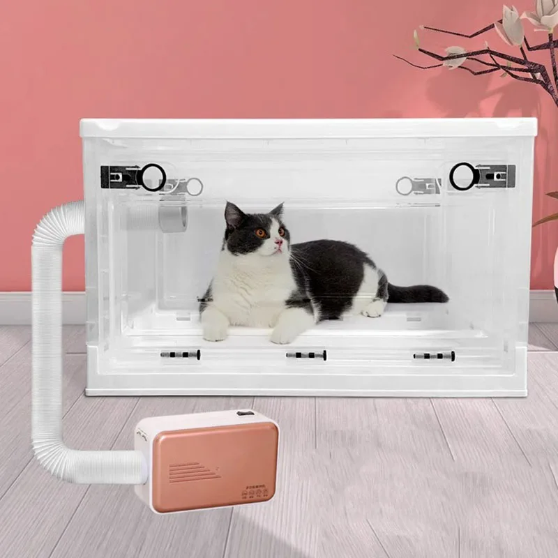 

Portable Cat Drying Box Household Small Dog Hair Dryer Shower Hair Blowing Tool Animal Pet Shop Dog Beauty Blower Dry Box Pet