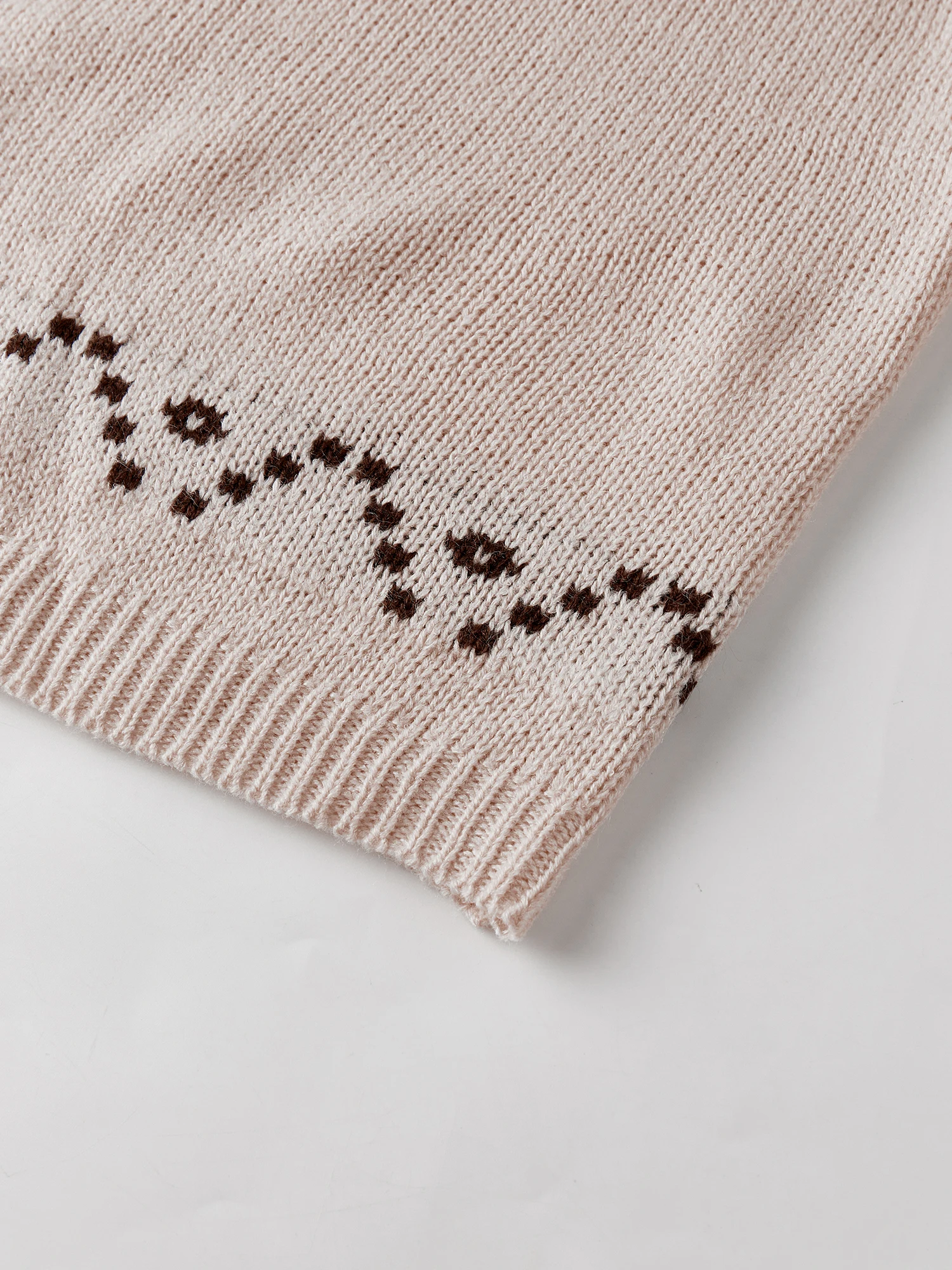 Women s Winter Pullover Sweater Long Sleeve Crew Neck Snowflake Print Knitwear with Ribbed Cuffs and Hem