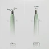 VEECCI Eyeliner Pencil Flat & Pommel Head Waterproof Long-lasting 8 Colors 27mm 2