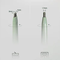 VEECCI Eyeliner Pencil Flat & Pommel Head Waterproof Long-lasting 8 Colors 27mm 2