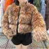 HOOOFUR Faux Fur Coat Women's Jacket Winter Fashion Warm Thick Fox Raccoon Leather Brown Plus Size Especially Fake Fur Cold Coat 5