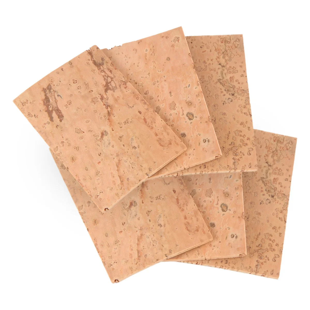 A57T 50Pcs Saxophone Neck Cork Sheet 2Mm Soprano Tenor Alto Saxophone Clarinet Joint Natural Neck Cork Sheet Natural Kit