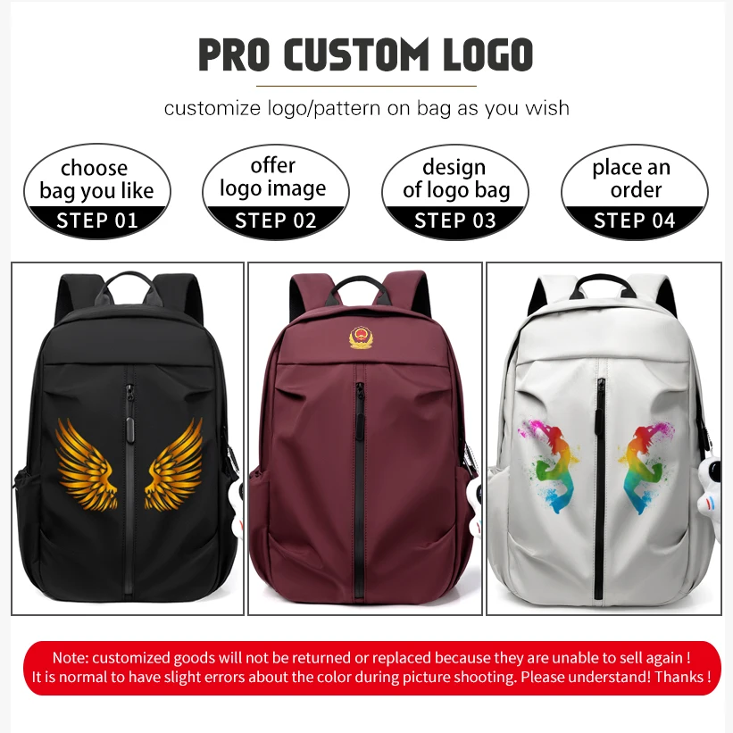 High School Schoolbag Water Resistant Student Backpack Middle School Bags for Teenager Boys and Girls Pro Custom Logo Backpacks