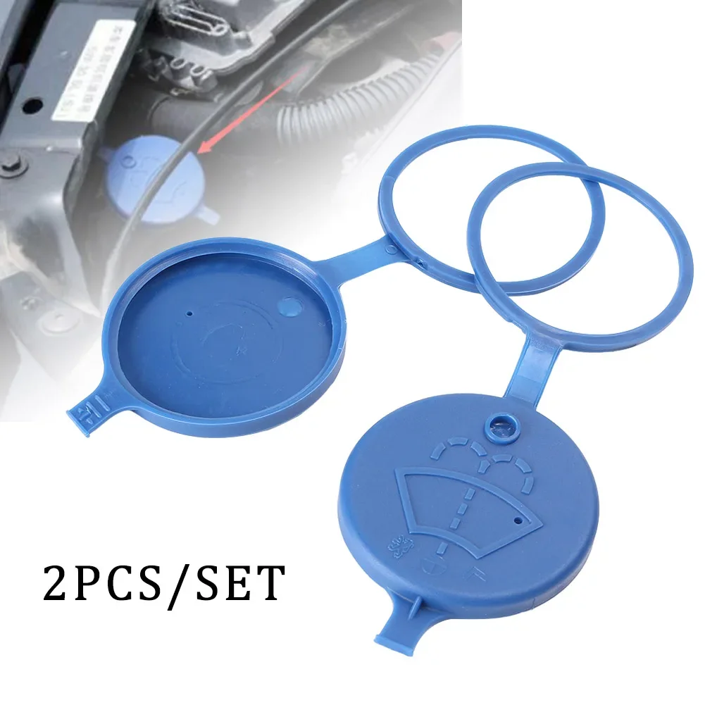 1/2Pcs Car Accessories Car Windshield Wiper Washer Fluid Reservoir Lid Cover Tank Bottle Pot Cap For Ford Peugeot 208308 408508 windshield washer cap windshield washer tank cap windshield washer cover