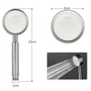 Black Stainless Steel Shower Head Fall resistant Durable High Pressure Showerhead for Bathroom Handheld Water Saving Shower Set 6