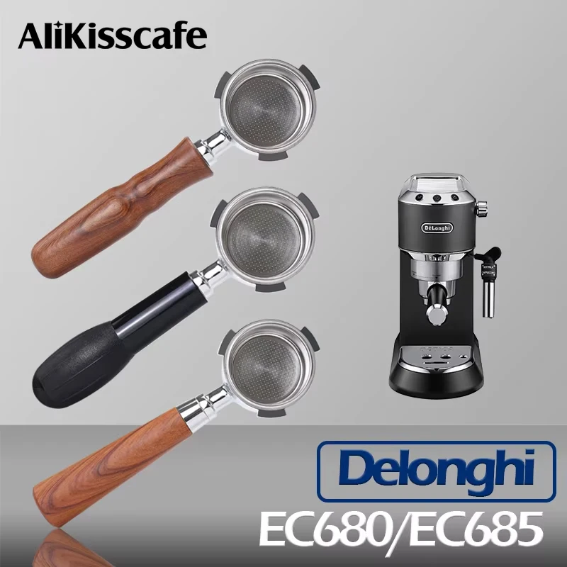51mm Bottomless Portafilter with Dual Filter Basket - Espresso Maker Accessory