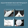 1-100pcs Rubber Gloves Individually Wrap White Aseptic Lab Surgery Nursing Gloves Multipurpose Waterproof Anti-static 4