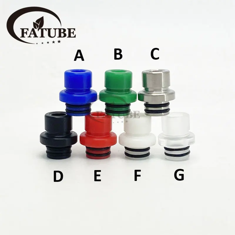 

1Pcs 510 Drip Tip Stainless Steel POM Medium Shaped for TFV8 Baby Top Lid mtl rta Machine Accessory