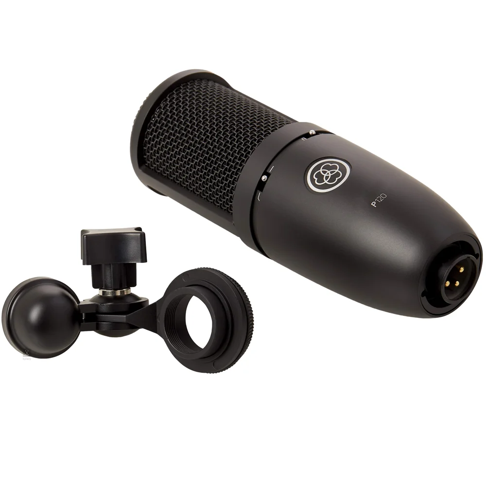 P120 Professional Wired Condenser Microphone, for Vocal Recording Studio Streaming Media Home Studio Live Voice Broadcasting