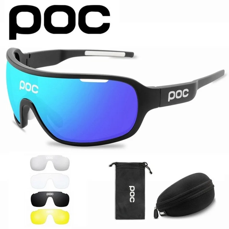 New POC Sports Polarized Sunglasses Bike Men MTB Cycling Glasses Riding Goggles 