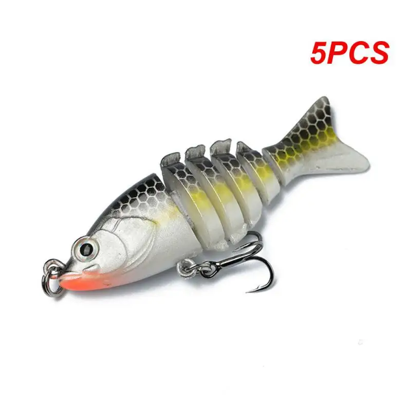 

5 шт., рыболовные приманки с 3d-покрытием