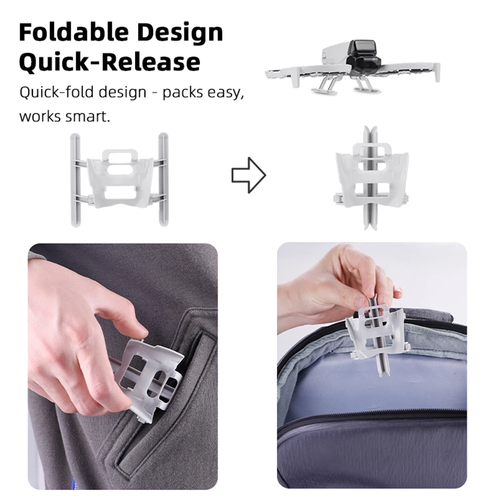 Train d'atterrissage drone DJI Mini 3 Pro - Protection fuselage