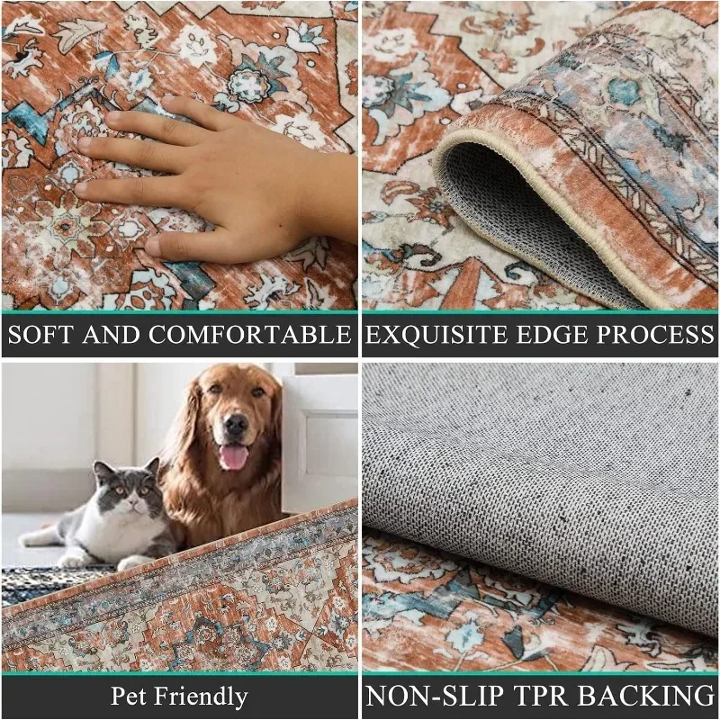 Creative Abstract Living Room Carpet Foldable Machine Washable Coffee Tables Bedroom Plush Mat Art Graffiti Rug Ковер Tapis 러그 6
