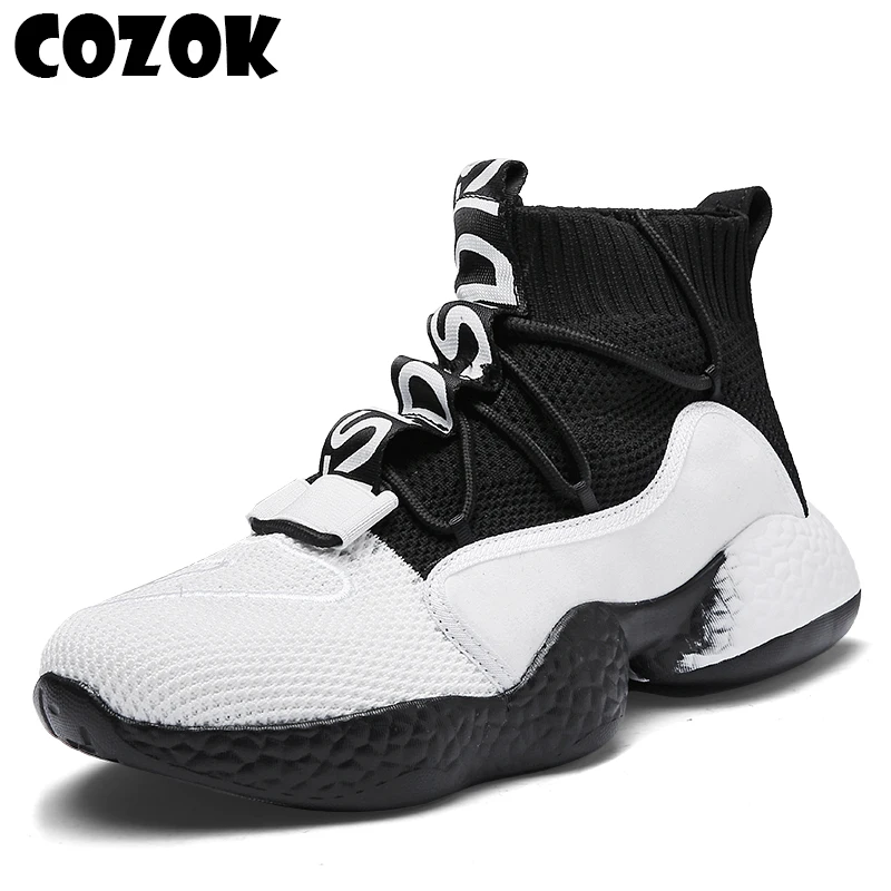 

Spring New Men Running Shoes Non Slip Fashion Sneakers Breathable Mesh Soft Sole Casual Athletic Walking Shoes Large Size 39-48