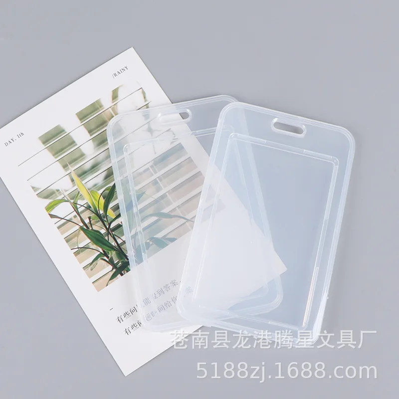 Card Holder 2pcs Transparent for ID IC Credit Card