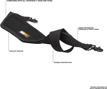 TOUGHBUILT TB-55-B Kit di attrezzi per tracolla Porta tracolla Robusto accessorio per attrezzi per la schiena della casa