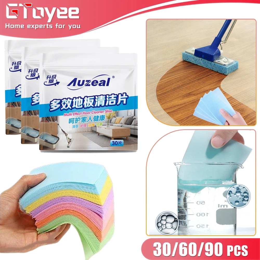 120pcs, Floor Cleaning Sheet, Mopping Floor, Wood Floor Tile, Toilet Cleaner,  Household Long-lasting Fragrance, Floor Decontamination And Brightening  Cleaning Sheet
