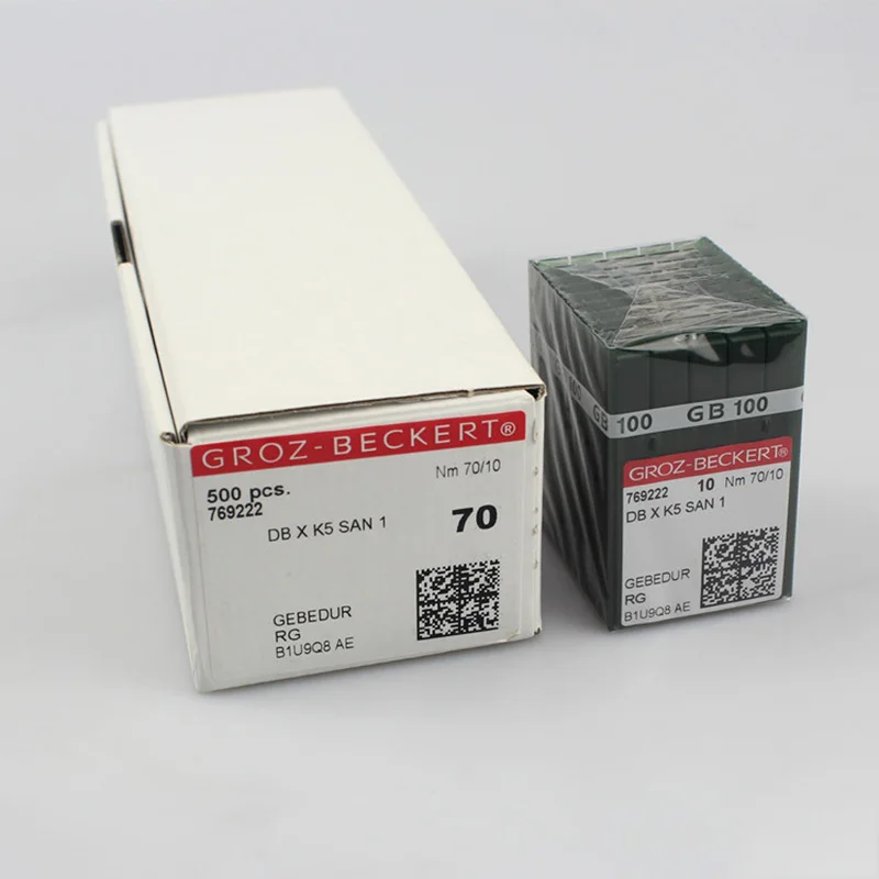 Groz-Beckert 100pcs DBXK5 SAN1 Gebedur Mèche Industriel Couture 136782331960