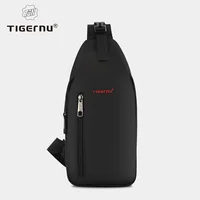 Tigernu Light Crossbody Bags For Men Waterproof Chest Bag Oxford Bags Shoulder Bag College Male Mini Sling Bag Handbag Messenger