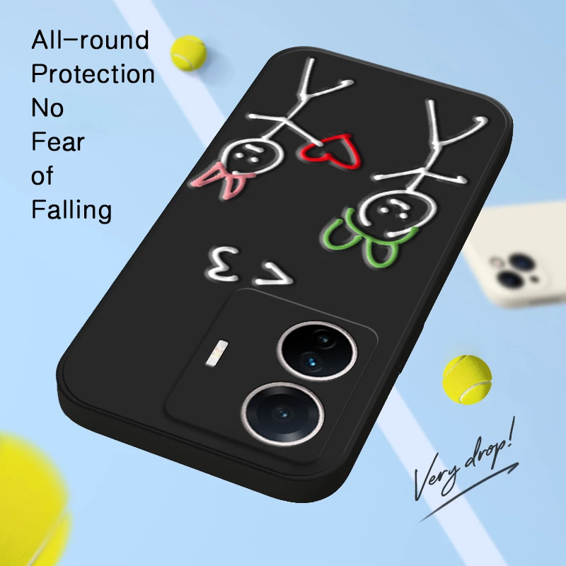 Original 3D Painting Silicone Phone Cases for VIVO iQOO Z6 Pro 5G Back  Cover Z6Pro Z 6 Camera Protective Girls Shockproof Fundas - AliExpress