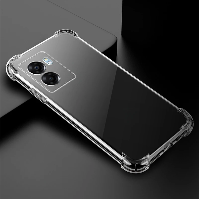 Shockproof Clear Silicone Phone Case - Transparent Back Cover