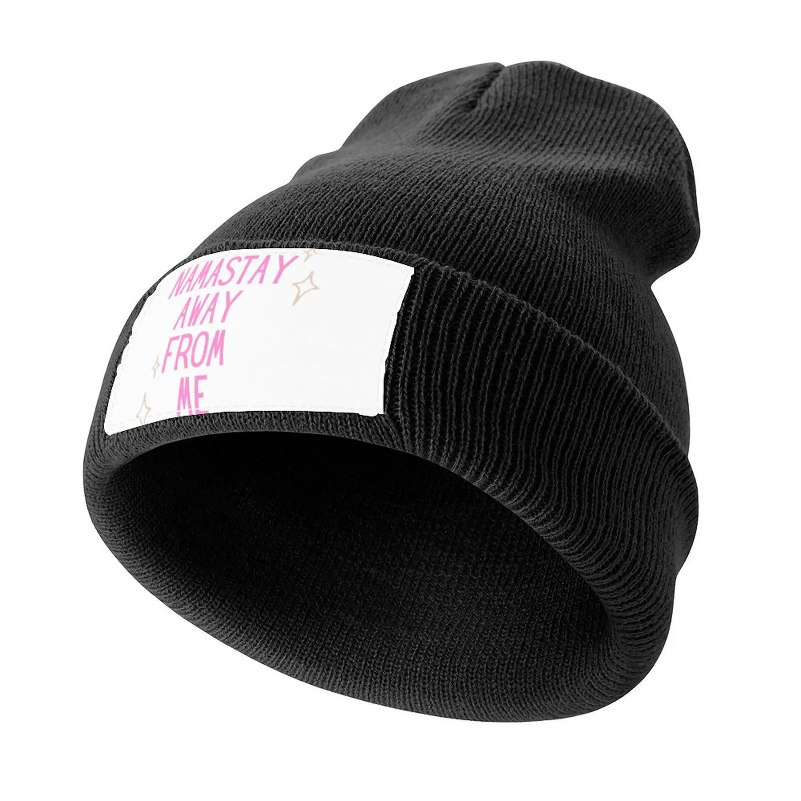 

Namastay Away From Me Knitted Cap Sunscreen Luxury Hat For Women Men's
