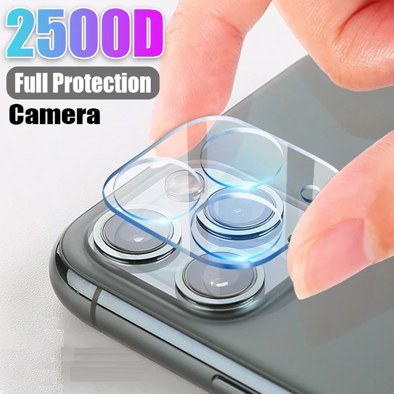 Full Cover Camera Lens glass Protector on For iPhone 11 12 13 Pro Max 12 13 Mini Tempered Glass  Camera Protector
