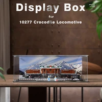 Acrylic Display Box for Lego 10277 Crocodile Locomotive Dustproof Clear Display Case (Toy Bricks Set not Included） 1