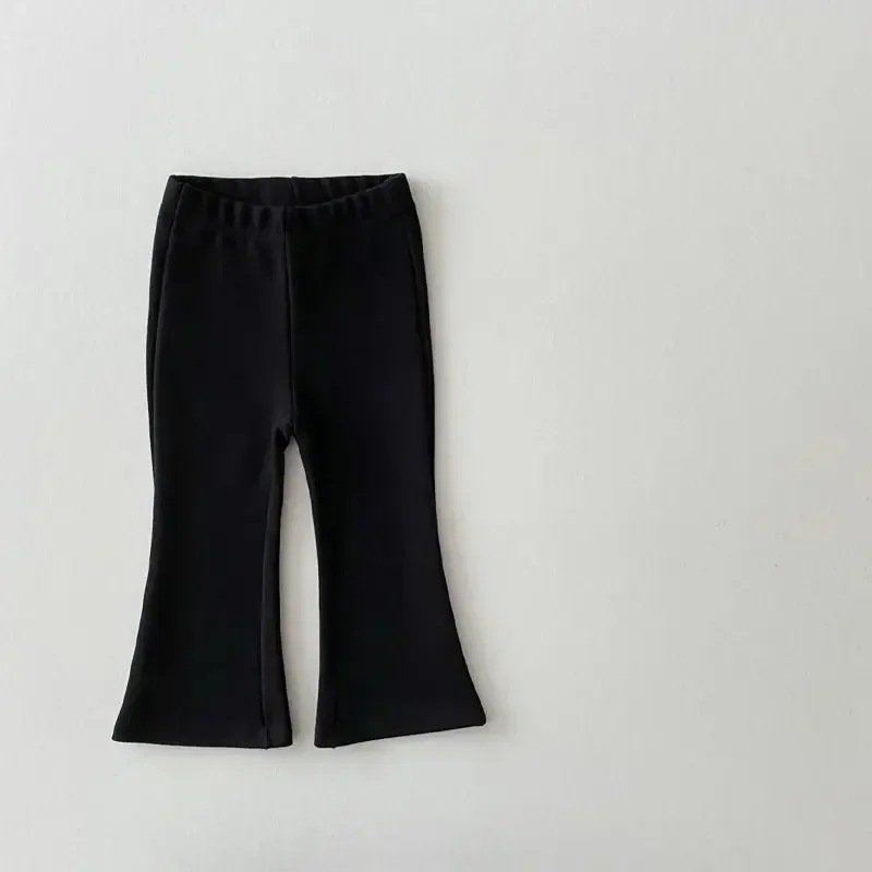 Girls pants kids pants girls trousers Clothing for Girls Pants Long Print Fashion Vintage Pretty Bell Bottoms Casual Lattice Leopard Print Loose