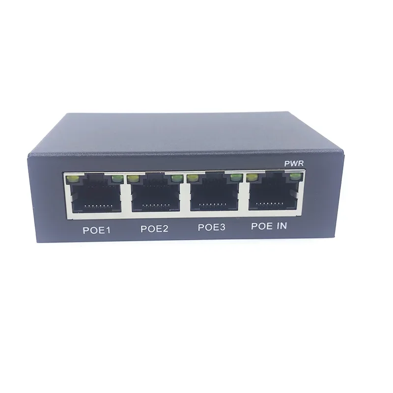 100Mbps POE 리피터는 3개의 패시브 표준 POE 스위치, VLAN 리피터, 확장 모니터링 AP로 구성됩니다.