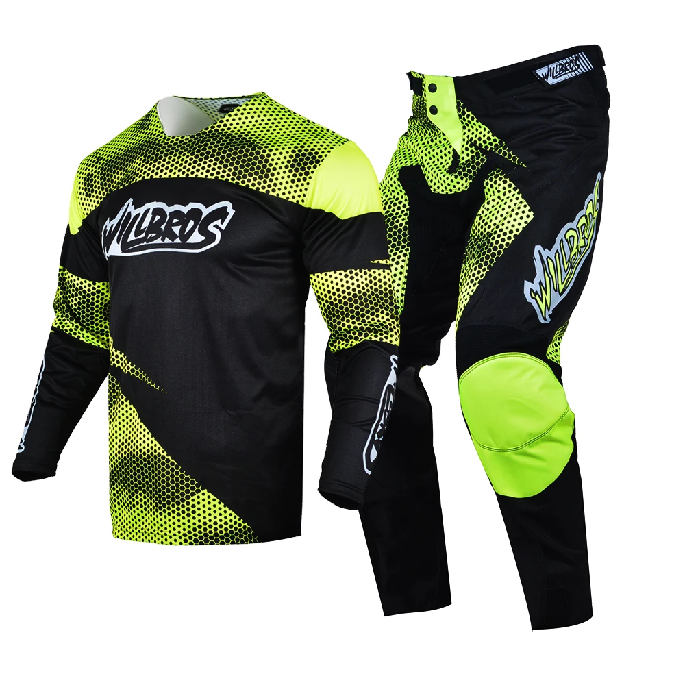 Mayhem Gear Set Mx Bmx Mountain Dirt Bike Jersey Pants Willbros Offroad Kits Mens Street Moto